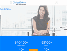 Tablet Screenshot of globaledico.com